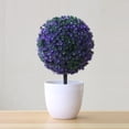 thumbnail image 7 of Cheers.US Artificial Potted Plant Ball Simulated Floral Ball Topiary Tree Bonsai for Home Wedding Tabletop Decor, 7 of 7