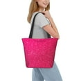 thumbnail image 6 of Lsque Rose Red Glitter Pattern Beach Tote,Shoulder Handbag,Spacious Tote Bag,Lightweight Travel Bag,Versatile Shopping Bag, 6 of 6