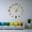 Gold,27inch, variant on DIY Big Wall Clocks Acrylic Mirror Effect Arabia Numbers With Heart Stickers Cool Wall Art Clock Watch Living Room Wall Decor(Gold,27inch)