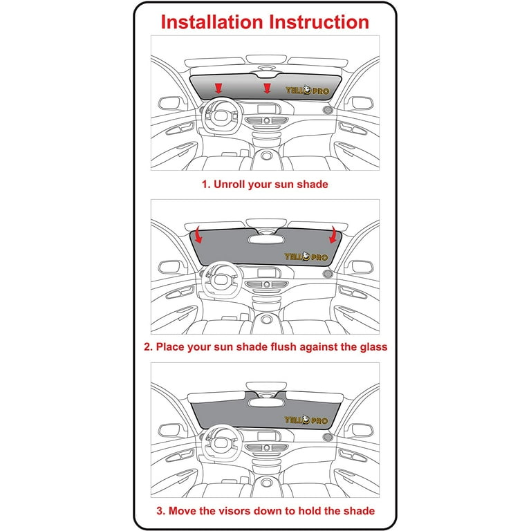 Front Windshield Sunshade for 2020-2023 Mazda CX-30 SUV 