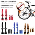 thumbnail image 2 of Kit Presta Tiges Tubeless 40/44/60mm en Acier Inoxydable avec Outil Accessoires de Montagne, 2 of 8