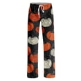 thumbnail image 4 of Satingcolo Womens Halloween Pajamas Pants Ladies Pumpkins Ghost Pajama Cute Soft Long Bottoms Women Pjs Pj Jammies, 4 of 5