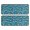 Excavator and Road Barrier Blue Pattern, variant on Excavator and Tree Blue Pattern Anti Fatigue Kitchen Rugs Set Of 2, Non Slip Washable Decorative Floor Mats for Sink Laundry and Home Use, 17"x47"