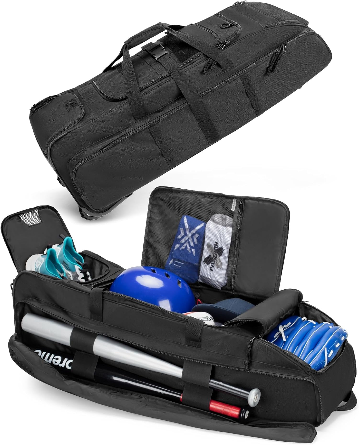 Mizuno Samurai Catcher's Wheel Bag - Walmart.com