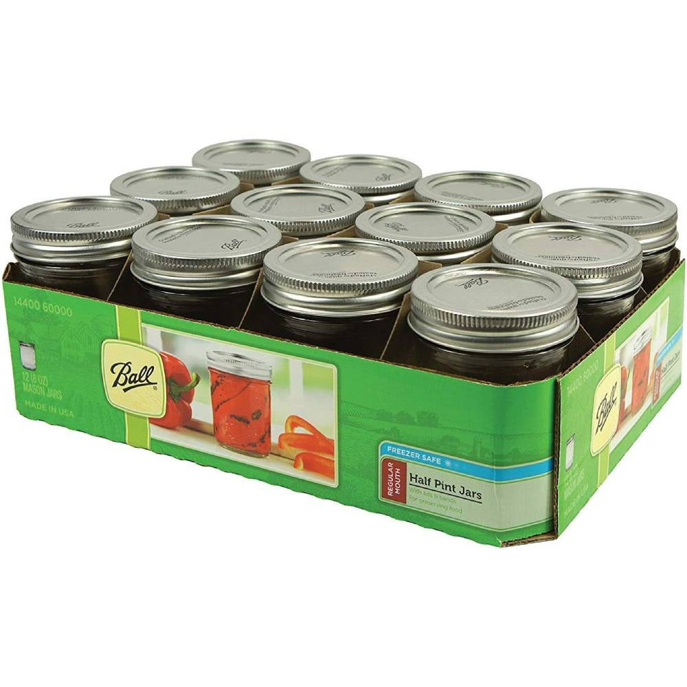 Ball Mason Jar Purple Blue Pink Green Clear 16 oz PINT Canning