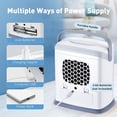 thumbnail image 2 of Aire acondicionado 5W Ventilador de enfriamiento portátil personal 500ml Humidificador de agua ajustable Enfriador Scienceny HA006364-00B, 2 of 6