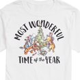 thumbnail image 3 of Disney Winnie The Pooh - Christmas Most Wonderful Time of the Year - Men's Short Sleeve Graphic T-Shirt, 3 of 5