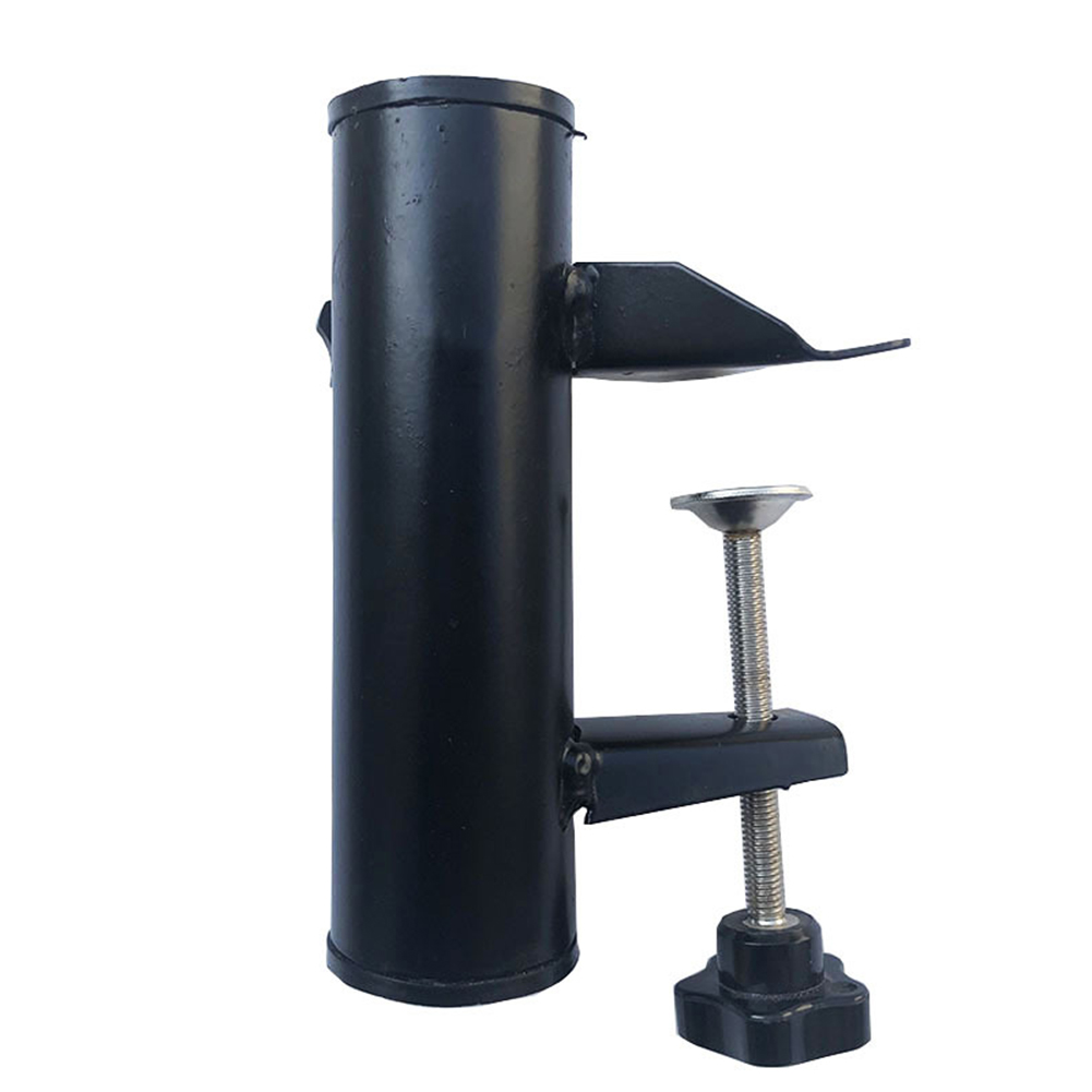 D-GROEE Portable Umbrella Mount Stand Clamp, Bench Buddy Umbrella Holder Clip, Parasol Holder Umbrella Stand Fixed Clip for Beach Courtyard Square Balcony