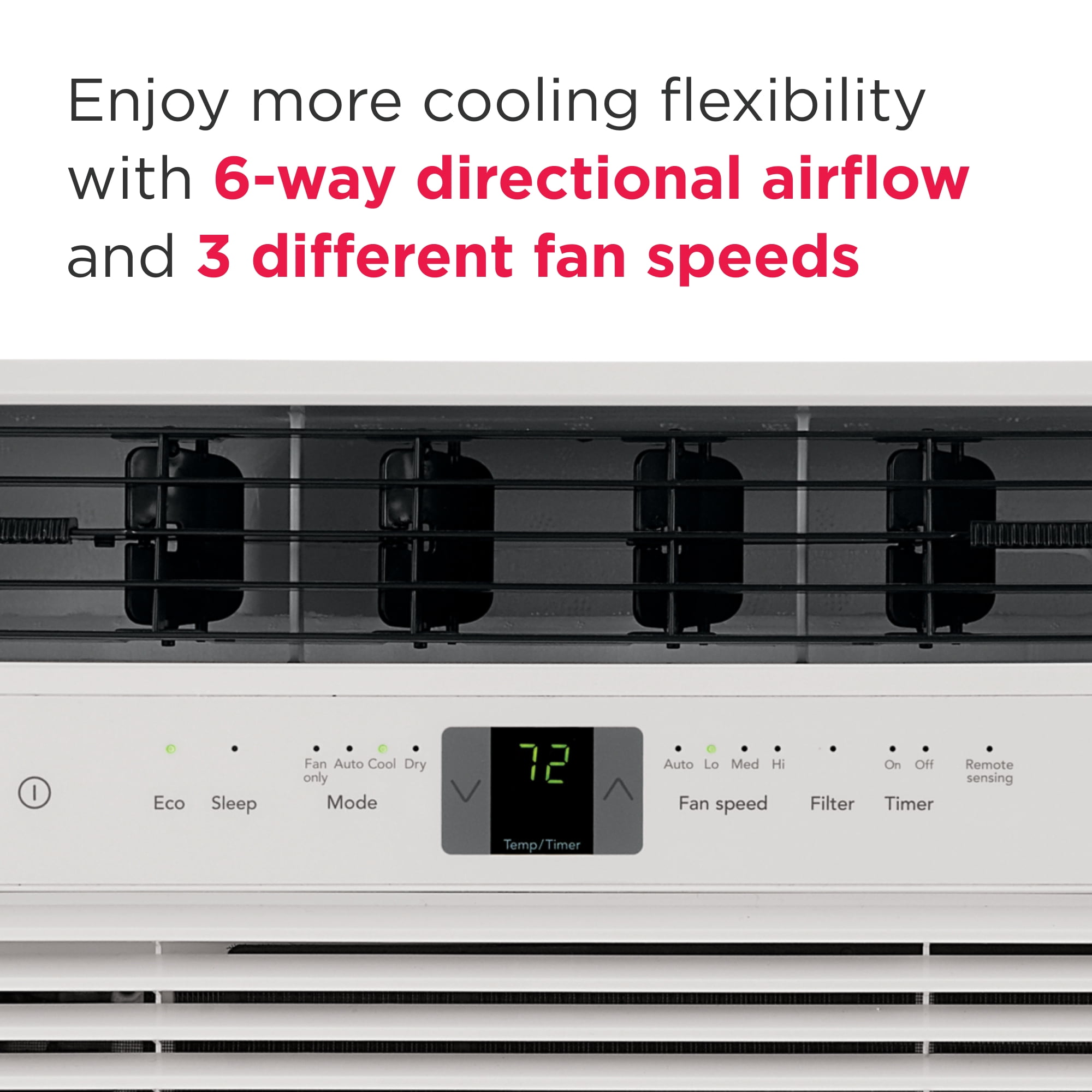 Frigidaire 6,000 BTU Window Room Air Conditioner up to 250 Sq Ft, White