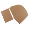 thumbnail image 1 of 50/100 Piezas de Cartón de Papel Kraft A5 para Caja de Regalos, Tarjetas, álbum de Recortes - claro 50pcs Marrón claro 50pcs Gloria Cartón de papel Kraft fuerte, 1 of 9