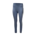thumbnail image 4 of Therapy Women High Waist Full Length Yoga Track Pants Stretchable Leggings - Blue - Medium, 4 of 4