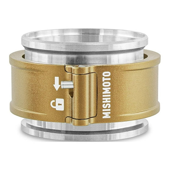 Mishimoto MMCLAMP-QD-25GD Quick Release Clamp Assembly, 2.5" Gold
