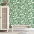 thumbnail image 6 of Tempaper Tropical Jungle Green Peel and Stick Wallpaper, 20.5" x 16.5', 6 of 9