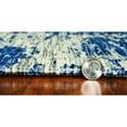 thumbnail image 3 of 8' x 11' Grey or  Denim Abstract Brushstrokes UV Treated Indoor Area Rug, 3 of 5