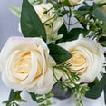 thumbnail image 6 of Ukeler Artificial Rose Flowers Bouquet Beige Champagne 2 Bunches Realistic Silk Artificial Flowers for Home Decoration Party Festival Wedding Decor, 6 of 6