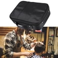thumbnail image 4 of Bolsa De Almacenamiento Portátil Para Herramientas De Peluquería, Tijeras, Peine, Cortapelos, Organizador, Estuche De Almacenamiento, Negro, Gran Capacidad, Accesorio Profesional, 4 of 7