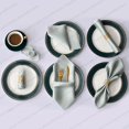 thumbnail image 1 of 6pcs 12"x12" Resuable Napkins Satin Polyester Napkin Handkerchief Cloth Diner Banquet Wedding Party Home Christmas Decorations, 1 of 4