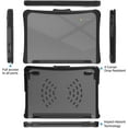 thumbnail image 4 of iBenzer Hexpact Case for Lenovo 300e/300w/500e/500w Gen 3 Chromebook 2-in-1 11", Heavy Duty Case for K-12 Students, Protective Case with Screen Lock, BK, W-LNV300E3-BK, 4 of 8