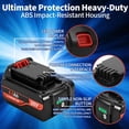 thumbnail image 6 of 2Pack Replacement for Black and Decker 20V Lithium ion Battery - 8Ah 20 Volt Compatible with Black & Decker Battery LBXR20 LBXR2020 LBX4020 LB2X4020-OPE for Weed Eater, DIY Drilling, 6 of 10