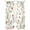 Orange Green, variant on Brown Spring Floral Sheer Curtains 45 Inch Length 2 Panels Set Window Treatments, Flowers Leaves Elegant Pastoral Rod Pocket Semi Curtains for Living Room/Bedroom/Kitchen Décor, 104"W x 45"L