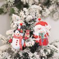 thumbnail image 4 of 4 Uds Retro europeo muñeco sin rostro colgante pareja muñeca colgante árbol de Navidad Accesorios, 4 of 5