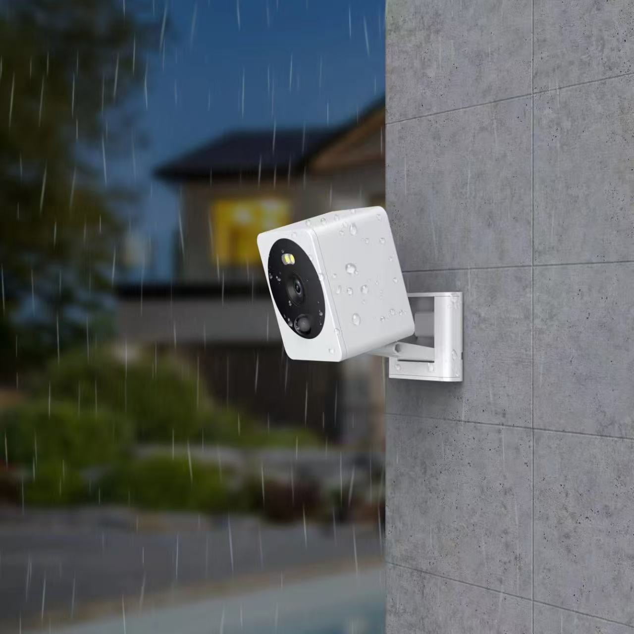 Cam v4, 2.5K WiFi Security Camera, Indoor/Outdoor Cameras for Home Security, Pet Camera/Baby Monitor, Motion Activated Spotlight/Siren, Color Night Vision, 2-Way Audio,