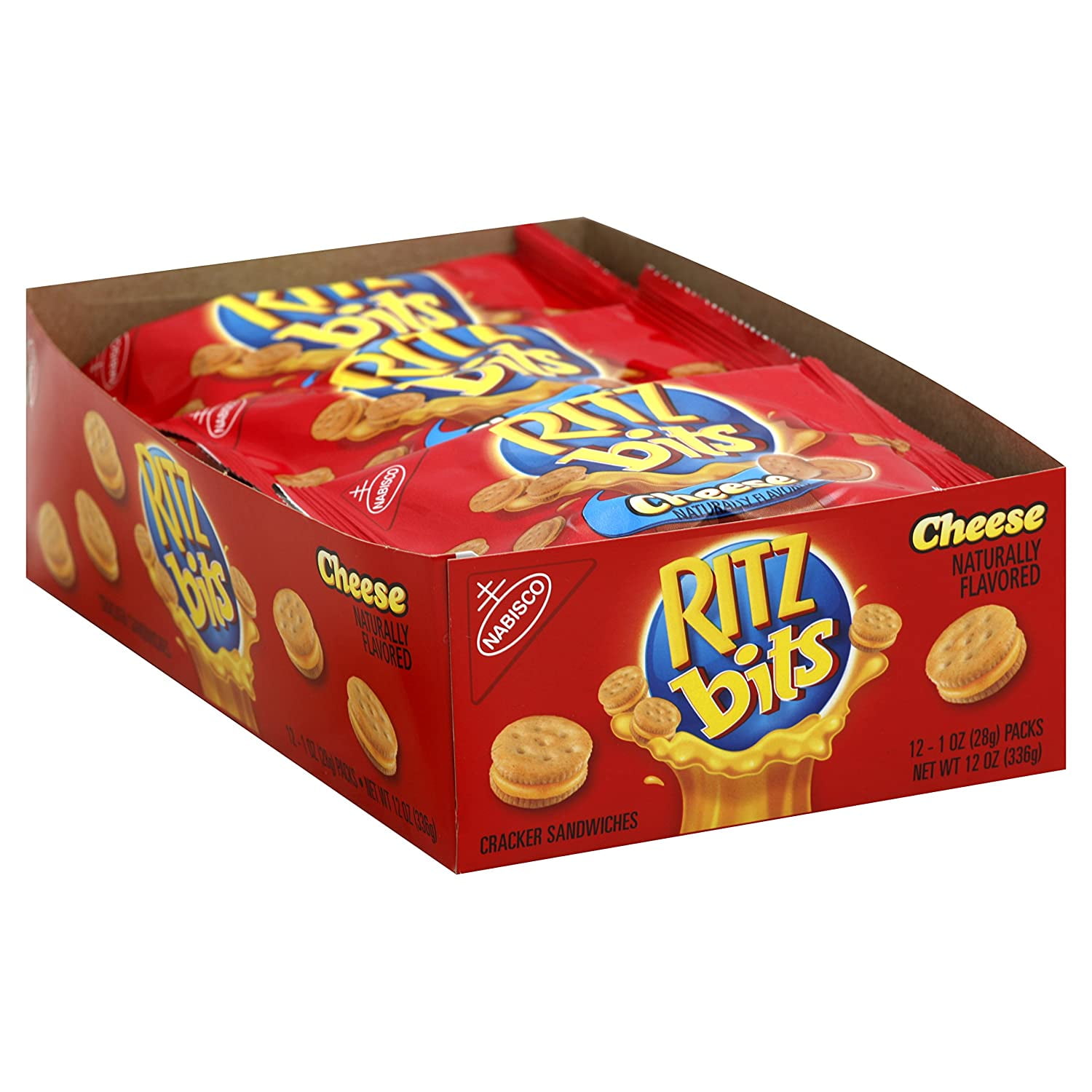 Ritz Bits Cheese Cracker, 1 Ounce Pack of 12 Nepal Ubuy