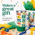thumbnail image 5 of Biddlebee 20oz Insulated Stainless Steel Tumbler with Straw and Silicone Boot, Faith, 5 of 10