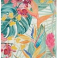 thumbnail image 4 of Fennco Styles Vivid Tropical Print 18 x 18 Inch Indoor Outdoor Decorative Throw Pillow, 4 of 8