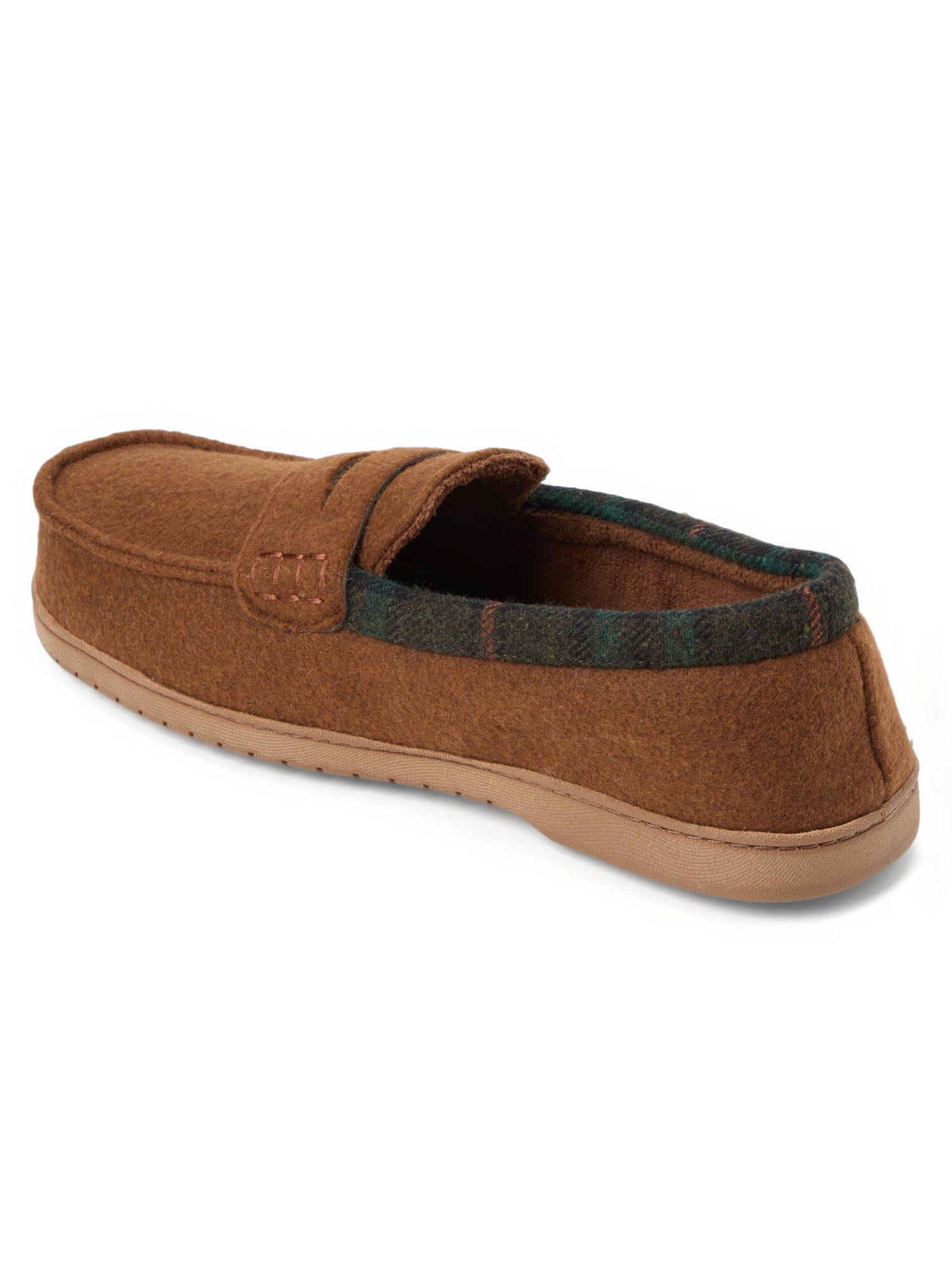 Dearfoams Cozy Comfort Men's Felted Penny Moccasin Slippers