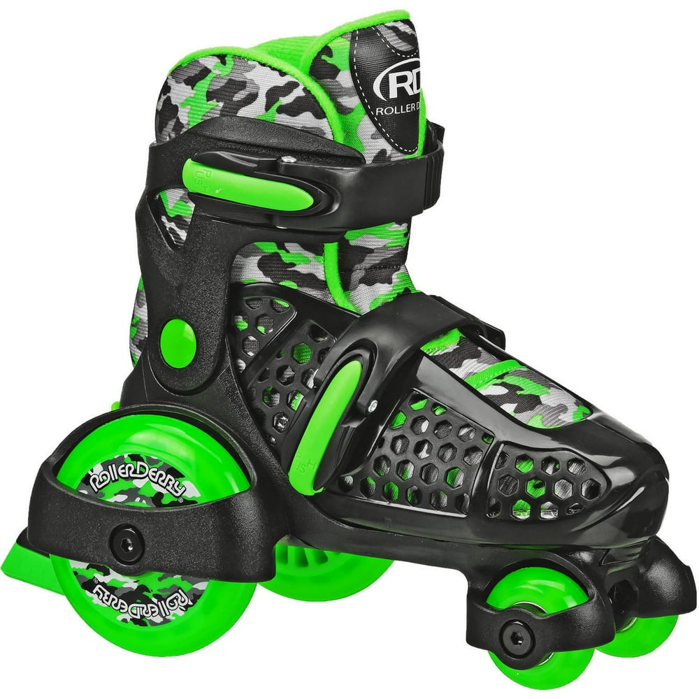 Roller Derby EZ Roll Quad Boy Roller Skates, M, 122