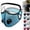 Sky Blue, variant on Detachable protective goggles riding mask, windproof, dustproof, and anti droplet, all season universal sports mask(Navy)