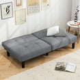 thumbnail image 3 of Giantex Canapé-Lit Futon Pliant Convertible, Canapé-Lit Moderne en Lin Rembourré avec Dossier Réglable 6 Positions, Canapé Inclinable pour Chambre d'Amis, 3 of 8