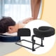 thumbnail image 5 of Cojín de apoyo para la cabeza y el rostro, almohada portátil profesional para dormir boca abajo Negro, 5 of 9