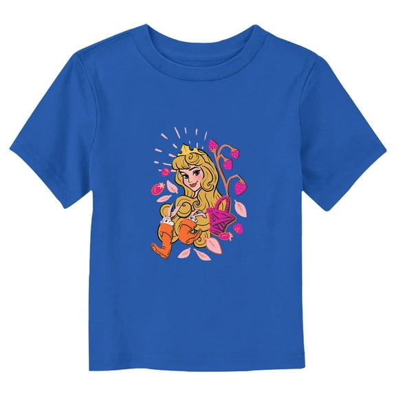 Disney Aurora Strawberries and Bunnies Graphic T-Shirt