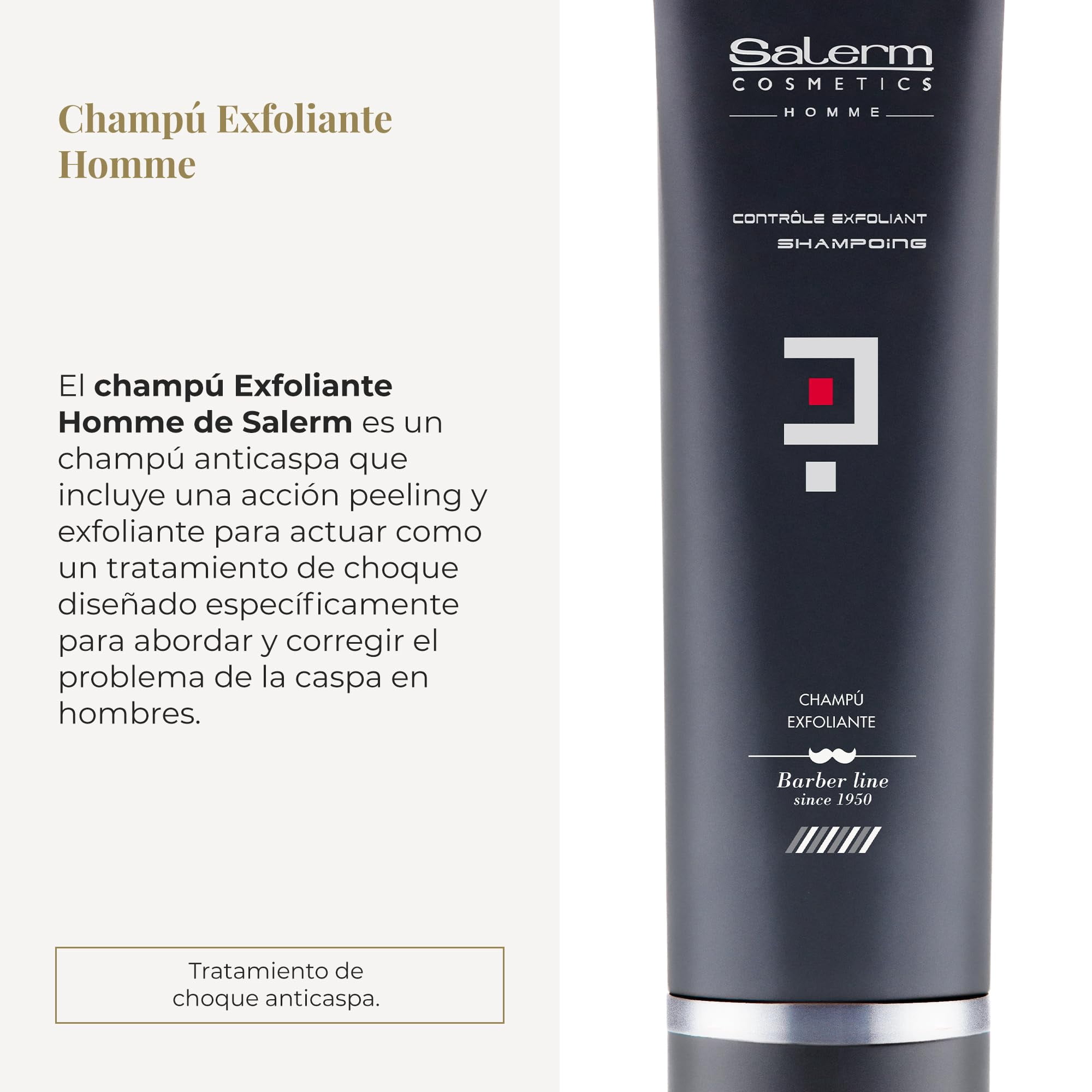 Salerm Homme Control (Pellicule) Dandruff Shampoo (9 oz)