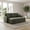 Green, variant on Convertible Sleeper Sectional Sofa with Reversible Chaise and Storage - Light Brown