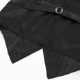 thumbnail image 3 of LOVZFMLL Jackets for Men's Medieval Solid Color Stage Irregular Button Sleeveless Top, 3 of 8