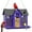 Purple, variant on Kingsyard Weatherproof Metal Bird Feeder House, Triple Feeders for Outside Finch Cardinal, Black