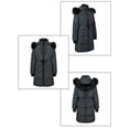 thumbnail image 7 of Womens Down Coat Thickened Down Jacket Long Coat Jacket with Removable Big Faux Fur Trim Winter Down Outwear Coat Plus Size, 7 of 7