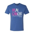 thumbnail image 2 of Faith Jesus Believe Awareness Mens Premium Tri Blend T-Shirt, Vintage Royal, Small, 2 of 3