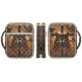 thumbnail image 2 of ZUXONGSY Wolf Cross Raven Print Bible Case for Women Quilted Bible Cover Case Large Scripture Bag with Bookmarks Zippered Handbag for ChuZU, Work, Essentials, 2 of 8