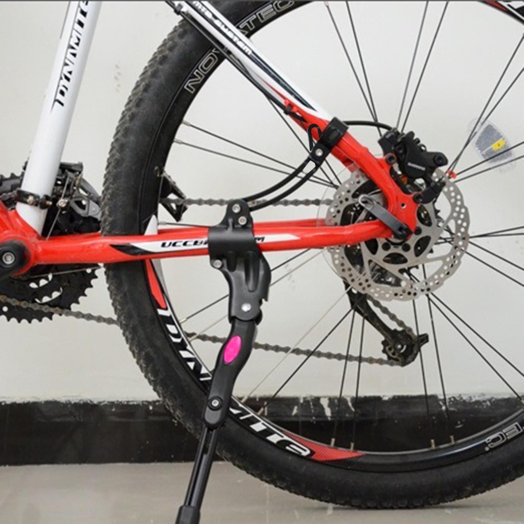 Black Side Kickstand Stand for MTB Road Mountain Bicycle Bike Aluminum Alloy Black Side Kickstand Stand for MTB Road Mountain Bicycle Bike Aluminum Alloy