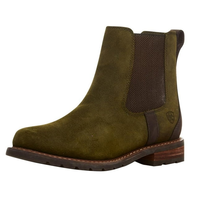 Bota ARIAT Wexford Waterproof Chelsea Olive para mujer