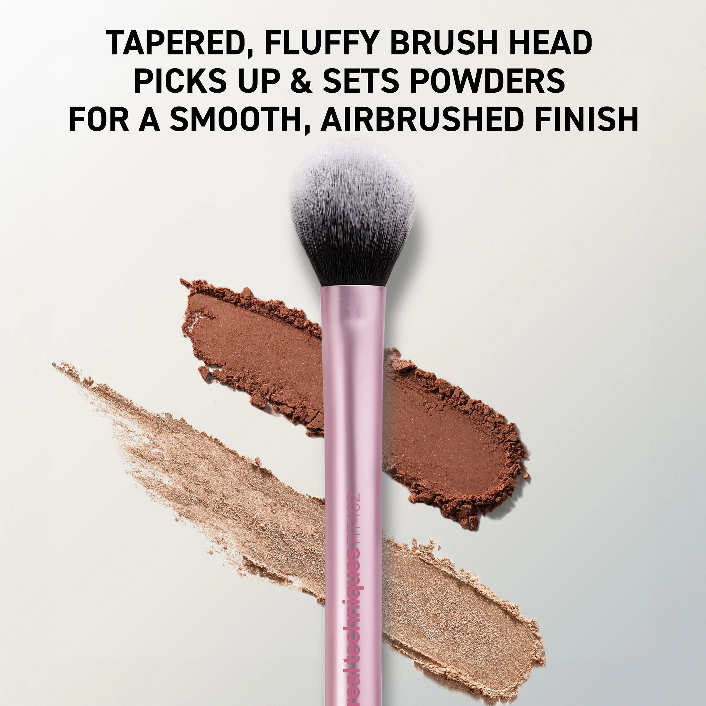 リアルテクニクス Real Techniques Setting & Highlighting Cheek Makeup Brush, 1ct