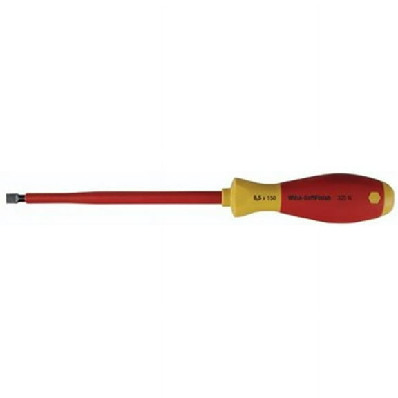Wiha Insltd Slotted Screwdriver, 3/16 in 32024