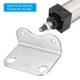 thumbnail image 5 of Uxcell Cylinder Rod Splint Mounting Bracket, 4 Pack Pneumatic Parts for 50mm Dia., 5 of 5