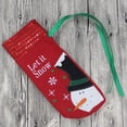 thumbnail image 3 of Christmas Champagne Bottle Cover Dress Up Holiday Party Wine Bottle Cap Decor Home Living Room Decoration Ornaments New Year, 3 of 5