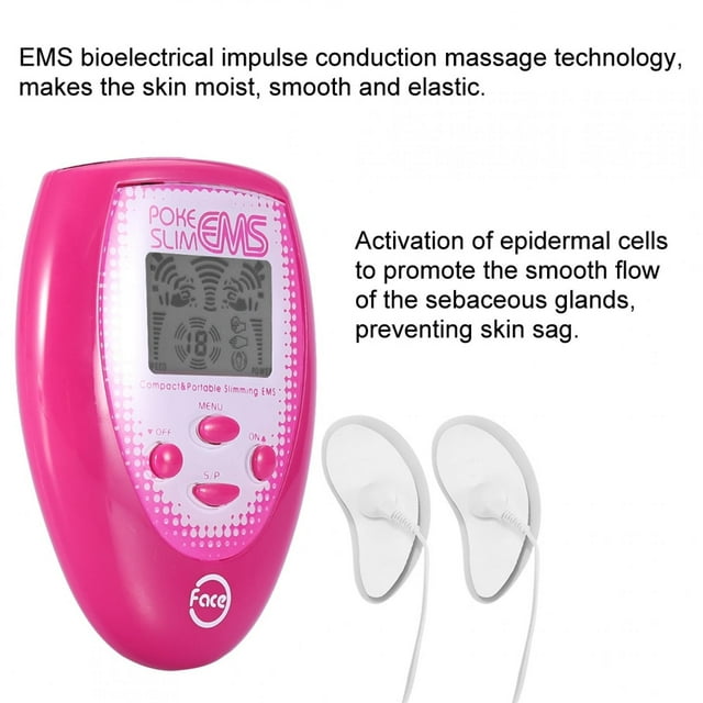 Dispositivo de belleza de masaje facial, Masajeador facial Kit de masaje muscular de estimulación Dispositivo de belleza de masaje adelgazante facial eléctrico EOTVIA No