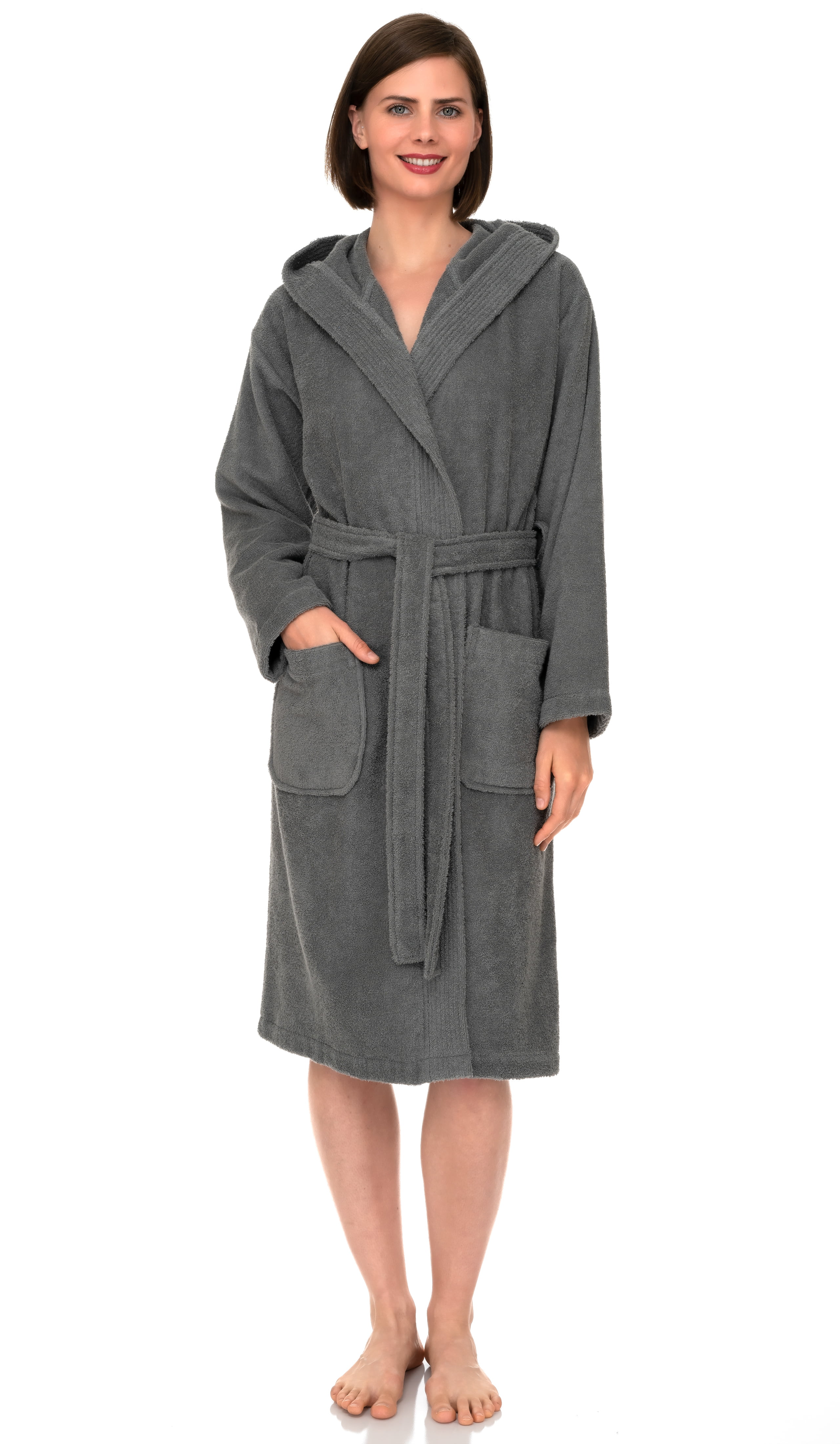 TowelSelections Men’s Hooded Robe Turkish Cotton Terry Cloth Bathrobe